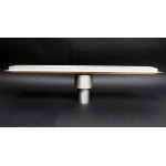 Shower drain with bottom siphon